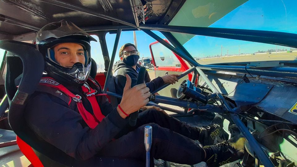 LEANDRO MAGALLANES JUNTO SU PREPARADOR DANIEL ARGUMEDO