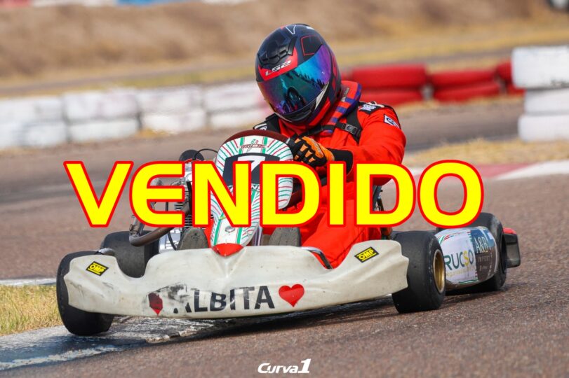 VENDIDO chasis Tony Kart motor 150 4T “de punta”, llantas y carrito